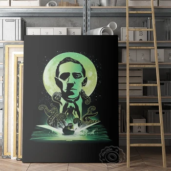 Plakat H. P. Lovecraft, Umjetničke grafike Ктулху, Zidno slikarstvo u žanru strave i znanstvene fantastike, Готическое Zid umjetnost, Dekor zidova u spavaćoj sobi i Dnevnom boravku