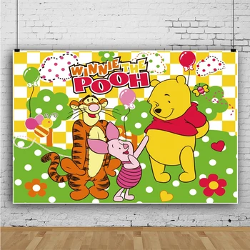 Disney Winnie Pooh Pivo Tigar Poster Fotografija Von Rođendan Ukras Banner Von Studio Fotografija Na Red
