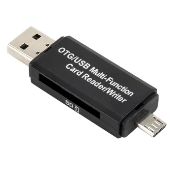 PzzPss OTG Micro SD Čitač Kartica, USB 2.0, Čitač Kartica, USB 2.0 Za Micro SD Adapter Flash Drive Smart Čitač memorijskih Kartica