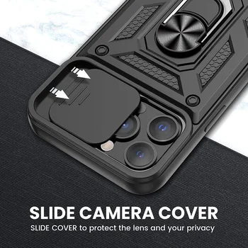 Prateći Torbica za iPhone 14 13 12 11 Pro Max Mini SE 2020 XS XR Max X XS 8 Plus Ring Stalak Броневое Prsten Zaštita Kamere Torbica Za Telefon