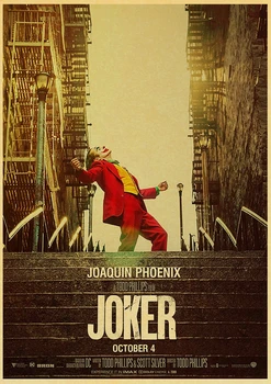 Klasičan starinski Film Joker/Pakleni Fiction/Parazit Retro Poster Od Kraft-papir Visoke Kvalitete Početna Soba Bar Art Print Naljepnice Za Zid