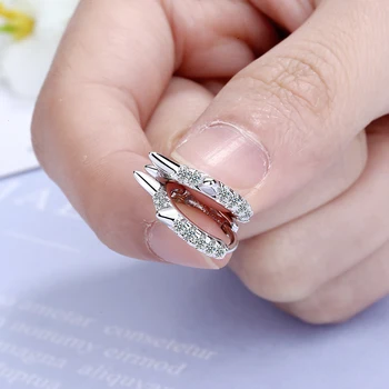Naušnice od 925 sterling srebra kreativni dizajn Коническое ивовое prsten za uši individualnost trend uho kost slatka djevojčica i dječak srebrni nakit za uši