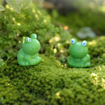 5 Kom Mini Plavooki Žaba Minijature Figurica Ukras Od Smole Mikro Krajolik Bonsai Vilinski Vrt Dekor