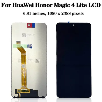 6.81 Originalni Za Huawei Honor Magic4 Lite Magic 4 Lite LCD zaslon ANY-LX1 ANY-LX2 ANY-LX3 Zaslon + Okvir osjetljivim na Dodir Digitalizator