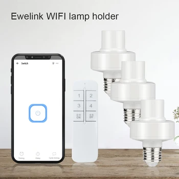 EWeLink Bežični Wi-Fi Smart Žarulja Adapter E27 Držač Žarulje Baza 90-250 U Bežični Glasovno Upravljanje Alexa Google Home
