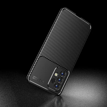 Torbica za Galaxy A73 5G s teksturom od karbonskih vlakana, Blagi šok-dokaz Torbica od TPU Za Samsung Galaxy A13 A33 a a53 5G