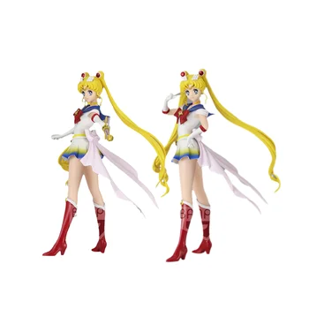 Bandai Originalna anime Lik Sailor Moon SA ŠLJOKICAMA I GLAMURA SUPER SAILOR MOON-ⅱ Figurica Igračke za Djecu Poklon Model