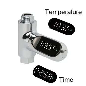 Led Zaslon Miješalica Za Tuš I Kadu, Termometar Za Vodu S Rotacijom Od 360 °, Termometar Za Vodu U Kupaonici, Termometar Za Kadu Celzija