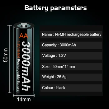 PALO 1,2 U NI-MH AA Baterije 1,2 AA baterija baterija baterija baterija baterija Za visoko kvalitetnih igračaka, kamere, svjetiljke 1,2 AA