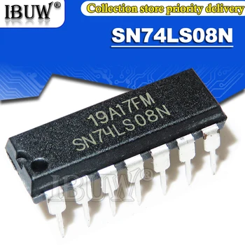10ШТ SN74LS08N DIP14 SN74LS08 74LS08N 74LS08 DIP Integrirani sigurnosni čip