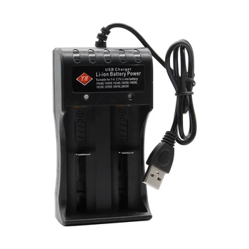 Univerzalni 2-Слотный Baterija 3,7 U USB Punjač Smart Chargering Punjiva Za Ni-MH punjive Litij-ionska litij-ionske baterije 18650/14650/16340