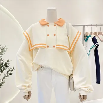 Prelamali Hoodies Ženske Majice 2022 Japanski Vrt Majica Ženska Moda Slatka pulover Odjeća Jesen Nove akvizicije