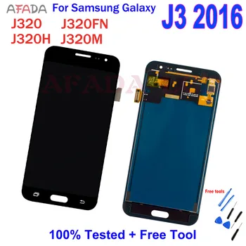 LCD zaslon SM-J320FN/F/M/H/DS Za Samsung Galaxy J3 2016 J320 J3 J300 LCD zaslon osjetljiv na dodir J320F J320FN J320H J320M J3 LCD