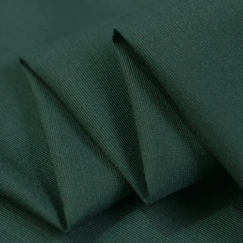 Tamno zelena рубчатая tkanine od mješavine prirodnih svile i pamuka debljine 35 metara za kaput, SCT730