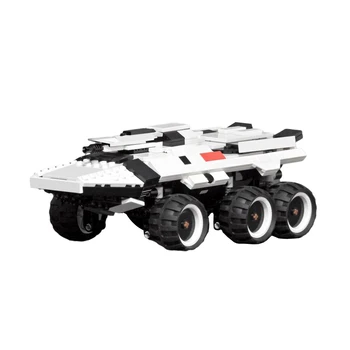 MOC M35 Mako-Mass Effect Land Chariot Gradivni Blokovi Skup Okupiti Vojni Tenk Automobil Cigle Igračke Za Djecu, Poklone Za Rođendan