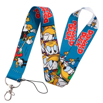 YQ232 Smiješno Mickey, Donald Duck Privjesak Remen Telefon Konop za USB ID Držač Ikone Crtani Neck Strap Objesiti Uže Ogrlica Лариат