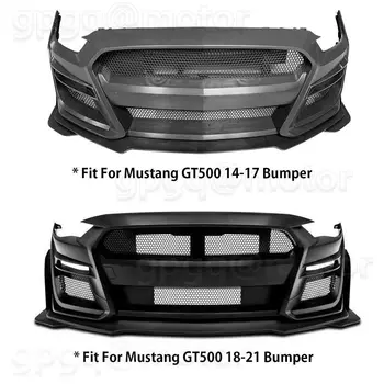Par Auto-Prednji Branik Za Ford Mustang GT500 Stil-2021 Kutna Spojler Крылышко Razvodnici Mat Crna Promjene W AMPP