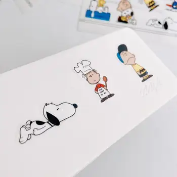 Snoopy Anime Kawai PVC Naljepnica Crtani Torbica Za Mobilni Telefon Šalica Kofer kutija za olovke Kreativna Diy Ukrasne Naljepnice Poklone Igračke