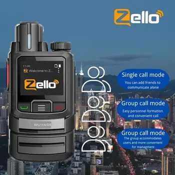 Ruyage ZL20 Zello Prijenosni prijenosni radio 4g Radio Sa Sim karticom, Wifi, Bluetooth Najdalje Profesionalni Snažan Obostrani Радиоприемник100 km