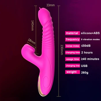 Сосущий Vibrator Pull-Vibriranje Jezik Za Lizanje Grijaći Dildo Vibrator Stimulacija Klitorisa Ženska Masturbacija I Seks Igračka