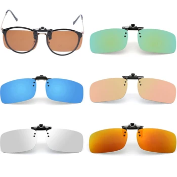 Muškarci Žene Vozač Automobila Naočale Anti-UVA UVB Polarizirane Sunčane Naočale Vožnje Noćni Vid Objektiv Isječak Na Sunčane Naočale Interijer Pribor