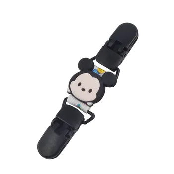 1pc Disney Mickey Mouse Dječji Silikonske Bradavice-Dude Anti-Kap Lanca Bradavica maramicu isječak ručnik isječak dual Glavom Startni Isječak Pacifie