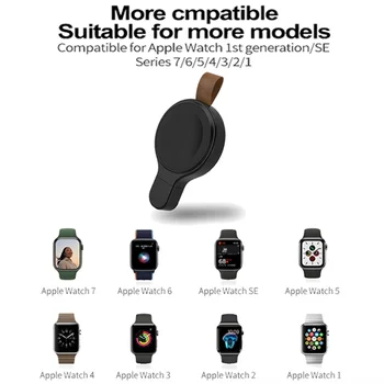 Bežični Punjač za Apple Watch Series 7 6 5 4 3 2 SE Pribor za pametne Sati Prijenosni USB Punjenje Priključna Stanica iwatch cargador