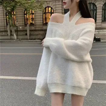 Ženski džemper 2021 za trudnice, Zimska Nova Odjeća, Džemper Bijele Boje