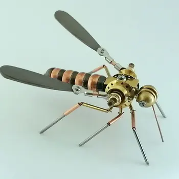 9,5 x 8,5 x 5 cm 3D Metalne Mehaničke Ručne izrade s Insekata Mehanički Gotovi Model za Dom Dekor Stola - Mosquito