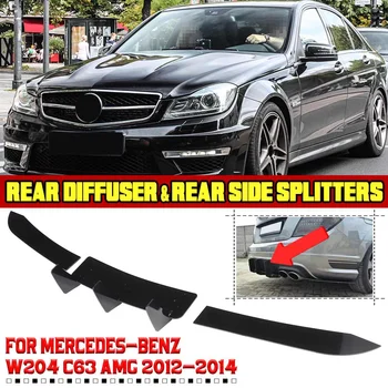 Auto Stražnjeg Branika Difuzor, Spojler, Bočni Razvodnici Za Za Mercedes Benz W204 C63 AMG za 2012-, Difuzor Stražnjeg Branika za usne