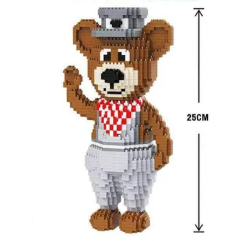 Medvjed Blok 16050 Male Čestice Prikupljene Jedinice Za Odrasle Koala Razvojne Igračke Čarolija Lijepljenje Plastike Građevinski Blokovi