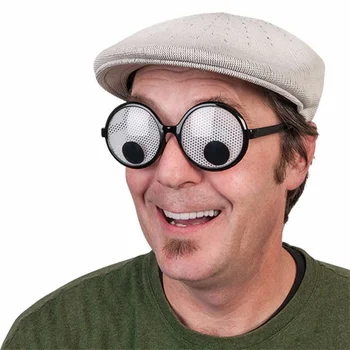 Zabave će se pretvoriti u očnu jabučicu U Okrugli Frame Naočale Kreativno Slatka Maska za Oči Cosplay Festivalski Odijelo Rekvizite za Igru 19X12 cm