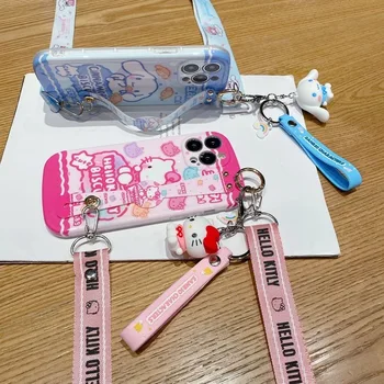 Sanrio Hello Kitty Cinnamoroll Remen za ručni Zglob, Torbicu Za iPhone Plus 14 13 12 Pro Max, Zaštita od pada