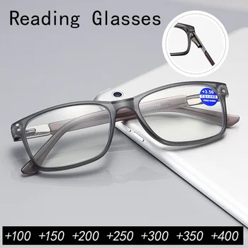 Trendi Naočale za čitanje, Muški, Ženski, od Plastike, sa zaštitom od pada, Visoke Kvalitete, Ультралегкие, дальнозоркие, od + 100 do + 400