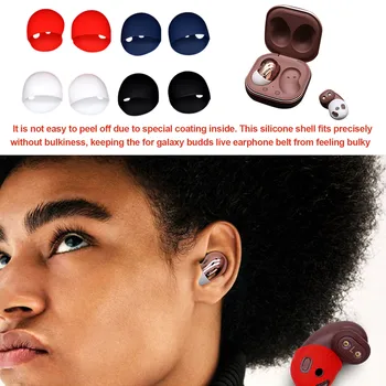 Silikonska Torbica Za Slušalice, Zaštitna Torbica Za Samsung Galaxy Budds, Slušalice Live, šok-dokaz, Prašinu, Zaštita Od curenja Zvuka
