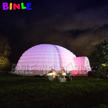 šator kupola Oxforda 10m 80persons upečatljiv na otvorenom раздувной s brtvama led šator zraka kuće vjenčanja stranke iglu disco za događaji