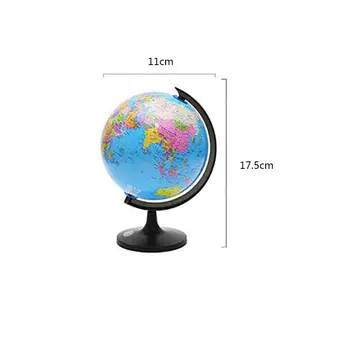 360-Stupanjska Rotirajući Studentski Globus Geografija Obrazovni Ukras Djeca Uče Veliki Globus Svijet Karta Zemlje Trening