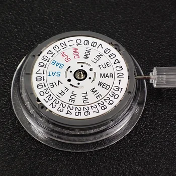 Japanski Original Satni Mehanizam NH36/NH36A, Engleska Bijela Datum, Tjedan, Automatski kruna na 3,8 sati, Mehanički Rezervni Dijelovi
