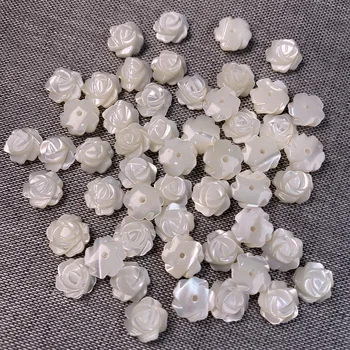 8 mm Perle od Prirodnih Ракушечника Klesanog Cvijet Nacreous Školjke Slobodan Perle za Izradu Nakita su Naušnice DIY bobby pin Pribor