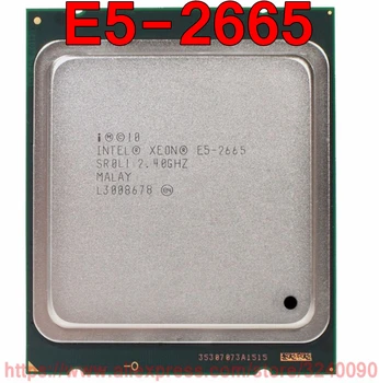 Procesor Intel Xeon CPU E5-2665 SR0L1 2,40 Ghz, 8-Jezgreni 20M LGA2011 E5 2665 procesor Besplatna dostava brza dostava