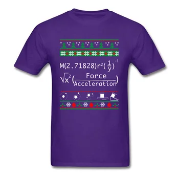 Fizika Matematika Teorija Velikog Praska Ružna Božićni Pulover T-Shirt. Novi Casual Muške top od Pamuka Kratkih Rukava i Okruglog izreza