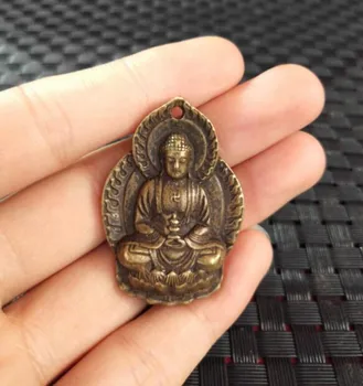 Архаизированная mesing Buddha Shakyamuni Mali privjesak - amulet