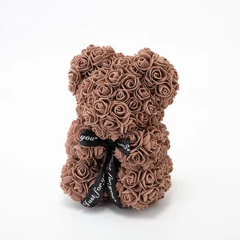 Medvjed ruža plišani cvijet ruža medvjed uradi sam poklon za Valentinovo dati ga svojoj djevojci