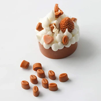 Mini Kava Zrna Čokolade Oblik Tvrdih Bombona Silikonska Forma Alat Za Uređenje Cupcake Topper Tablete Izrada Poslastice Za Pse U Kalup Za Pečenje
