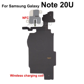 Aocarmo Za Samsung Galaxy Note 20U 20 Ultra Punjač Prijemnik MFC Bežični Punjenje Индукционная Spool Modul NFC Fleksibilan Kabel Popravak