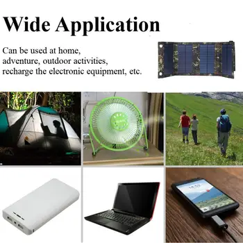 100 W Sklopivi Solarni Panel Sun je Power Solarni Punjač Baterija 5 U USB Prijenosni Solarni Paneli za Smartphone Kampiranje na Otvorenom