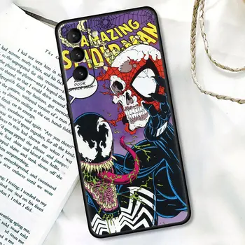 Torbica za telefon Marvel Za Samsung Galaxy S20 S21 FE S10 S9 S8 S22 Ultra Plus 5G S10e Lite Torbica Venom spider-Man Marvel Comics
