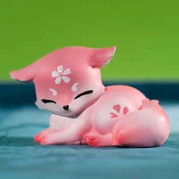 Anime Genshin Impact Cosplay Kawai Яэ Miko Fox Minijature Od Smole Figurice Ukras Darove Zbirka Rekvizite Za Kostime