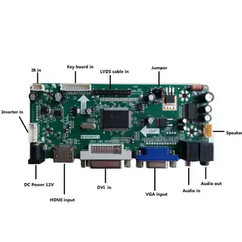 Kit za HT215F01-100 Zaslon M. NT68676 1920x1080 Audio Panel Monitor LED LVDS LCD kontroler HDMI-kompatibilnu + DVI + VGA 30pin