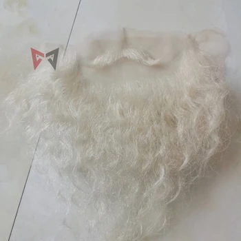Božićni Poklon Brada Djeda Mraza Sintetička Kosa Kratka Cosplay Muškarci Bijela Perika Pribor Kvalitetan Ručni Rad
